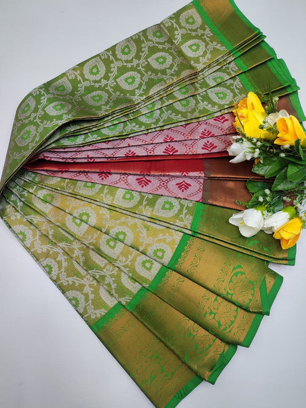 Tissue Rapier Saree(Diwali Sale) RP174