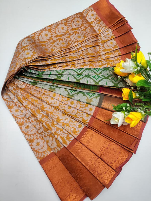 Tissue Rapier Saree(Diwali Sale) RP175