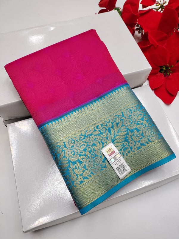 Pure Silk Saree +(Diwali Gift) PU34
