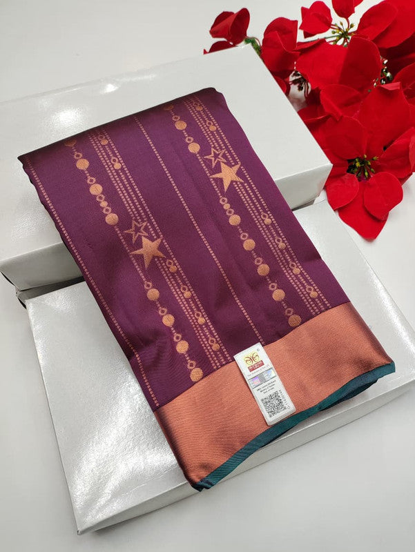 Pure Silk Saree +(Diwali Gift) PU45