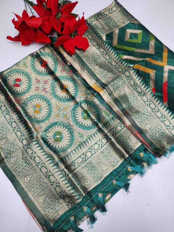 Tussar Cotton Saree