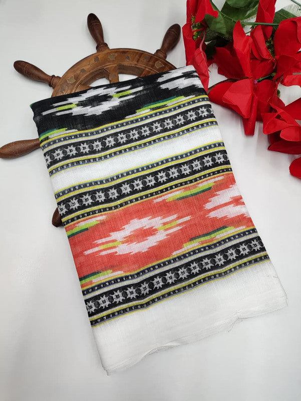 White Leaf Saree WL14