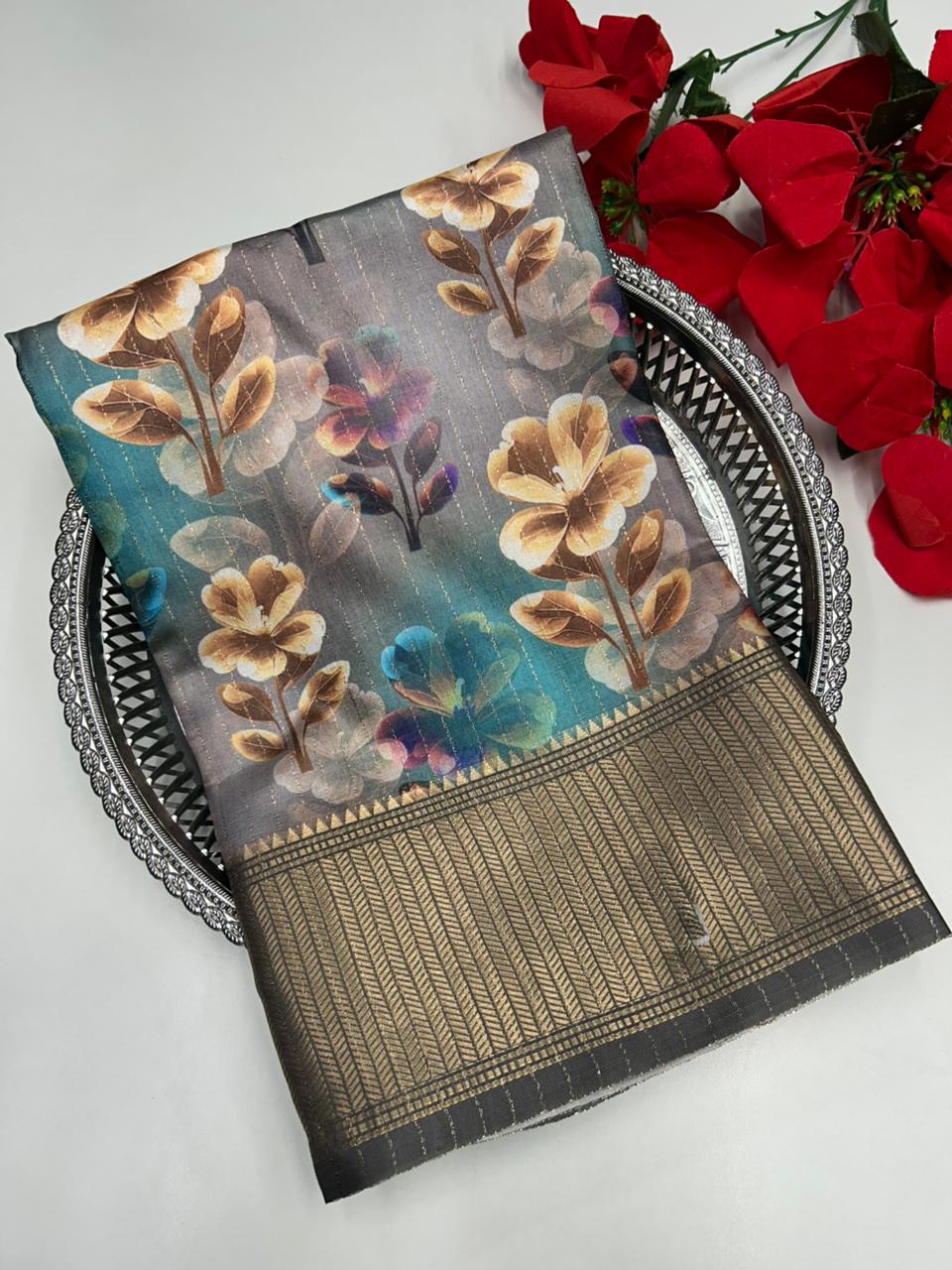 Premium Dola  Saree DL23