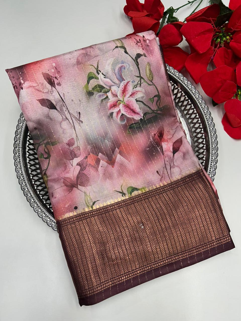 Premium Dola  Saree DL09