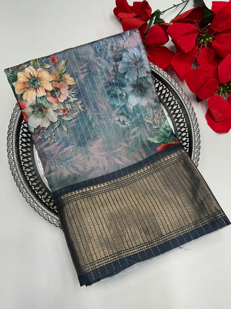 Premium Dola  Saree DL12