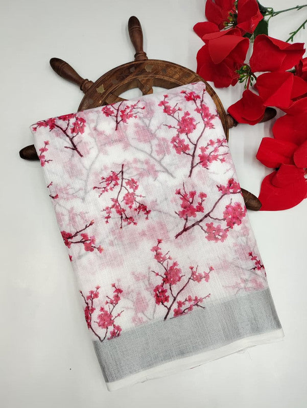 Premium Linen Saree PLS09