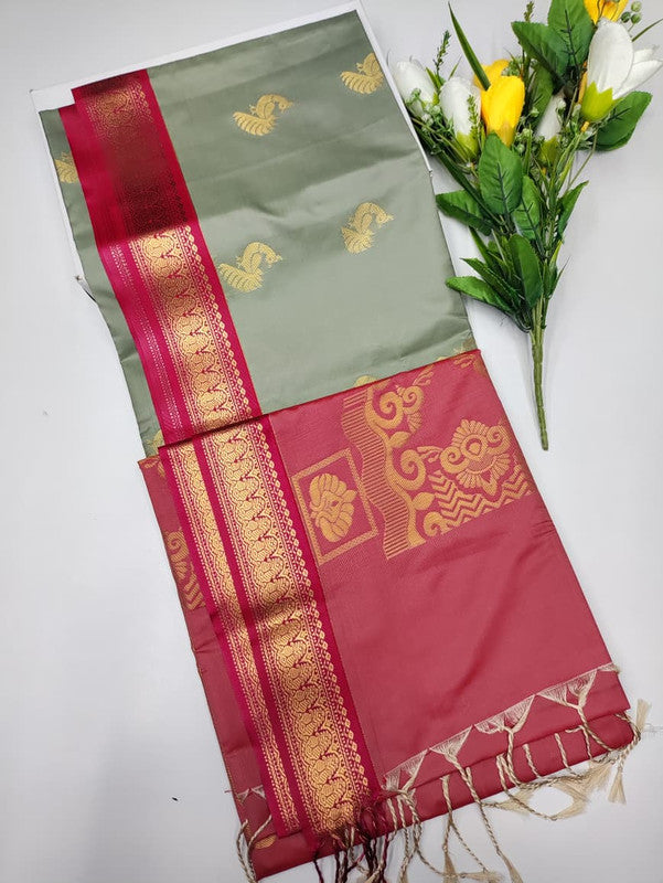 Korvai Border Saree KR60