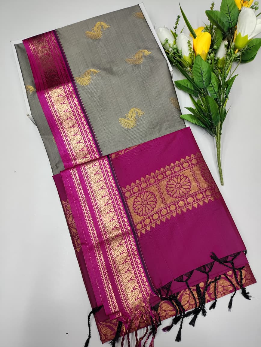 Korvai Border Saree KR89