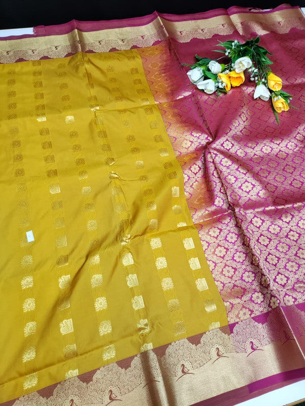 Mayuri pattu (Christmas Offer) PM04+Jute Bag Free