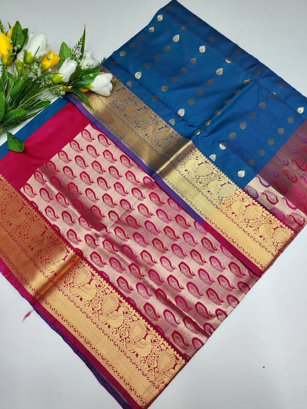 Mayuri pattu (Christmas Offer) PM13+Jute Bag Free