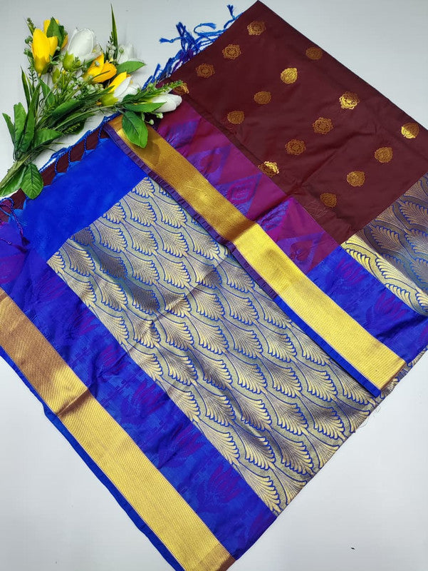 Mayuri pattu (Christmas Offer) PM22+Jute Bag Free