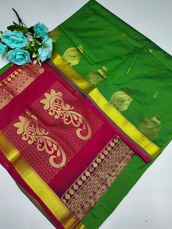 Mayuri pattu (Christmas Offer) PM83+Jute Bag Free