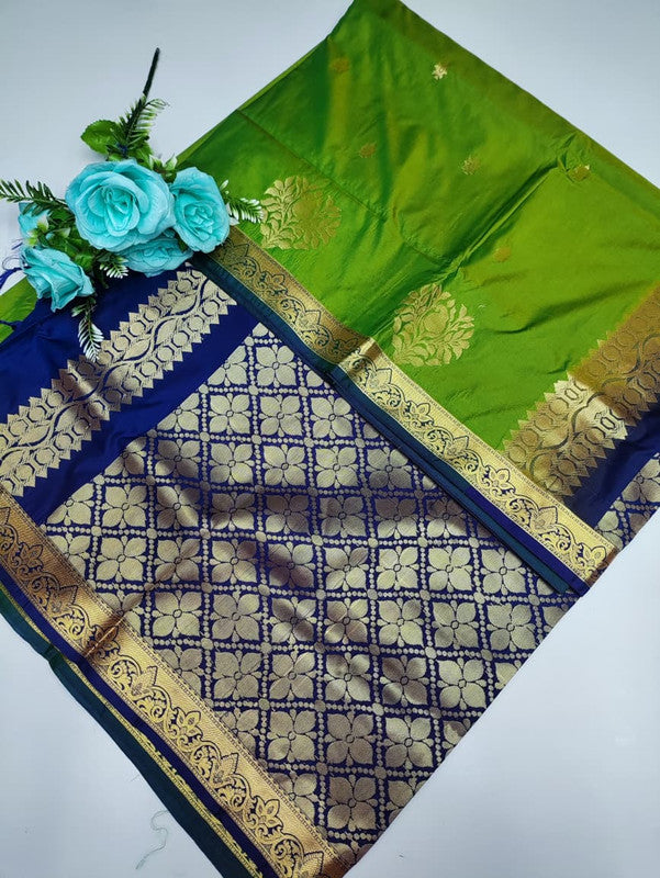 Mayuri pattu (Christmas Offer) PM113 +Jute Bag Free