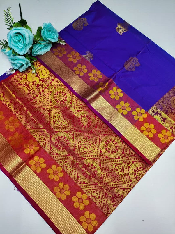 Mayuri pattu (Christmas Offer) PM128 +Jute Bag Free