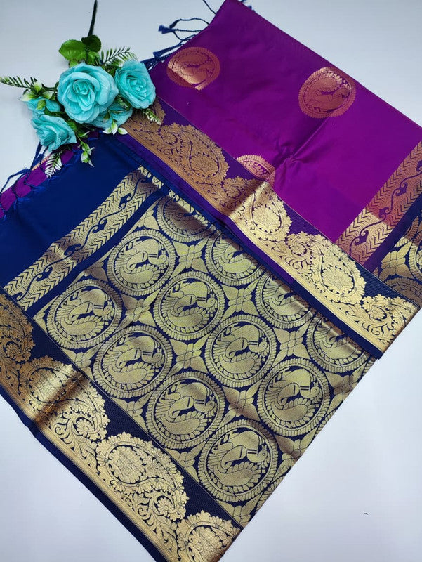 Mayuri pattu (Christmas Offer) PM134 +Jute Bag Free