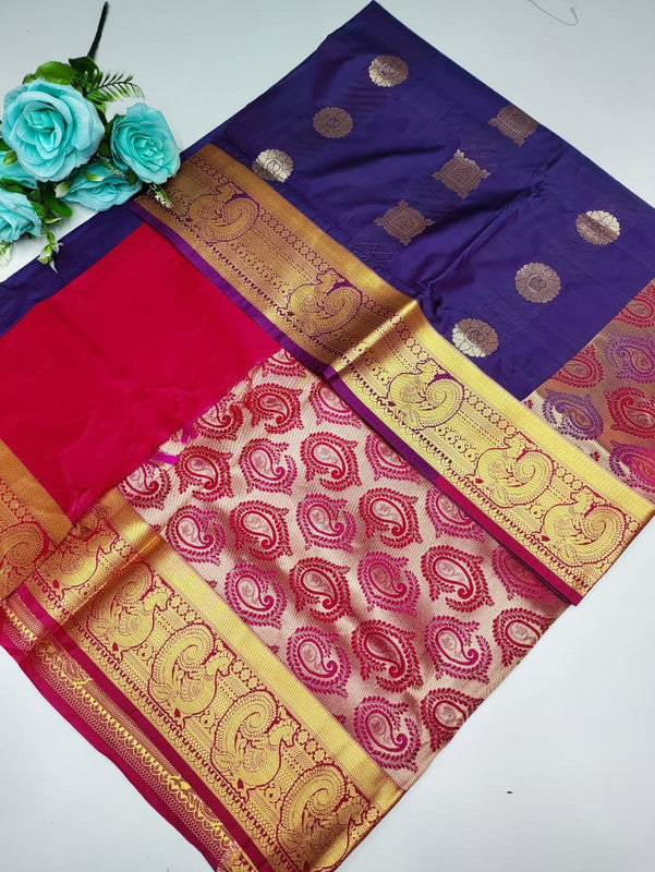 Mayuri pattu (Christmas Offer) PM138 +Jute Bag Free