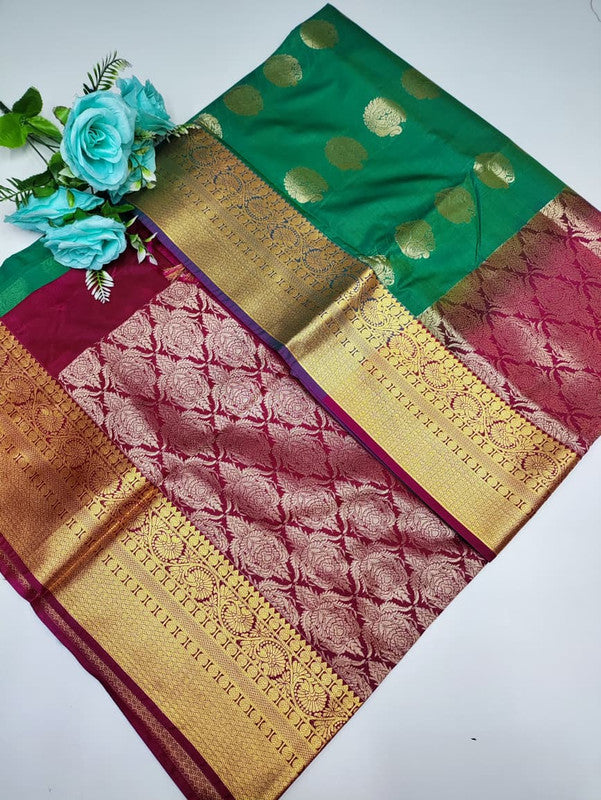 Mayuri pattu (Christmas Offer) PM139 +Jute Bag Free