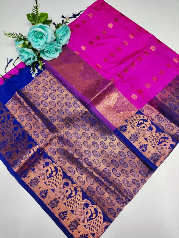 Mayuri pattu (Christmas Offer) PM145 +Jute Bag Free