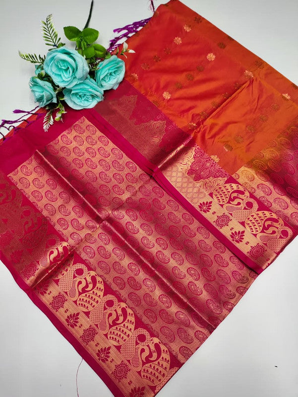 Mayuri pattu (Christmas Offer) PM148 +Jute Bag Free