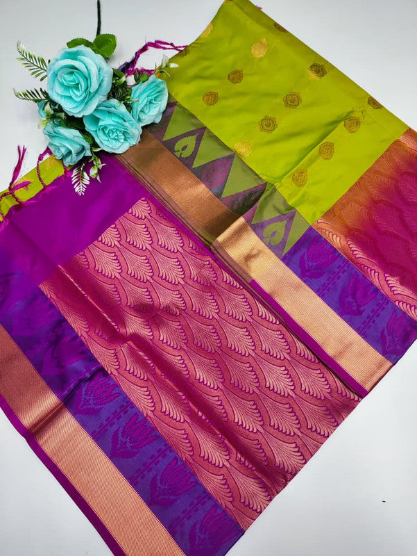 Mayuri pattu (Christmas Offer) PM152 +Jute Bag Free