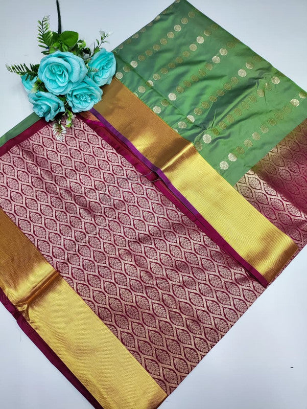 Mayuri pattu (Christmas Offer) PM161 +Jute Bag Free