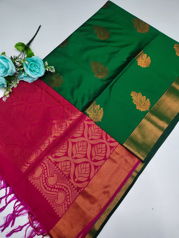 Mayuri pattu (Christmas Offer) PM163 +Jute Bag Free