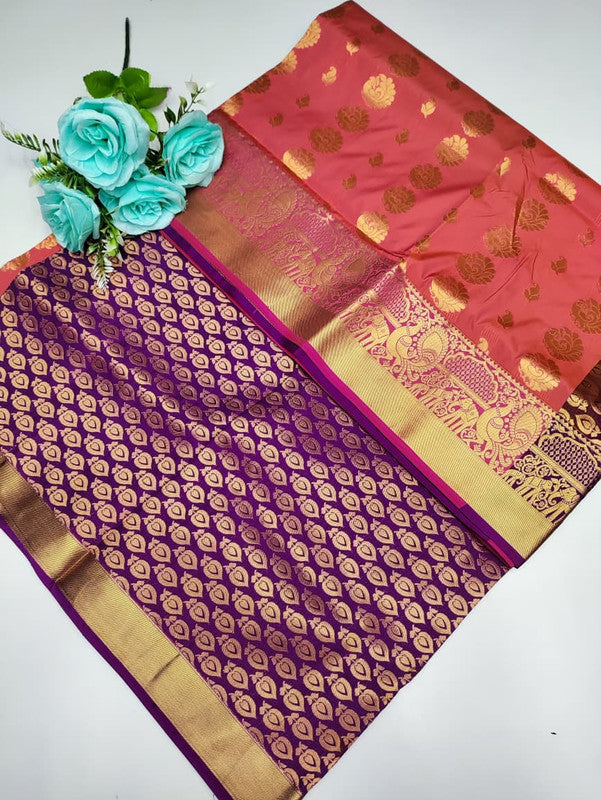 Mayuri pattu (Christmas Offer) PM173 +Jute Bag Free