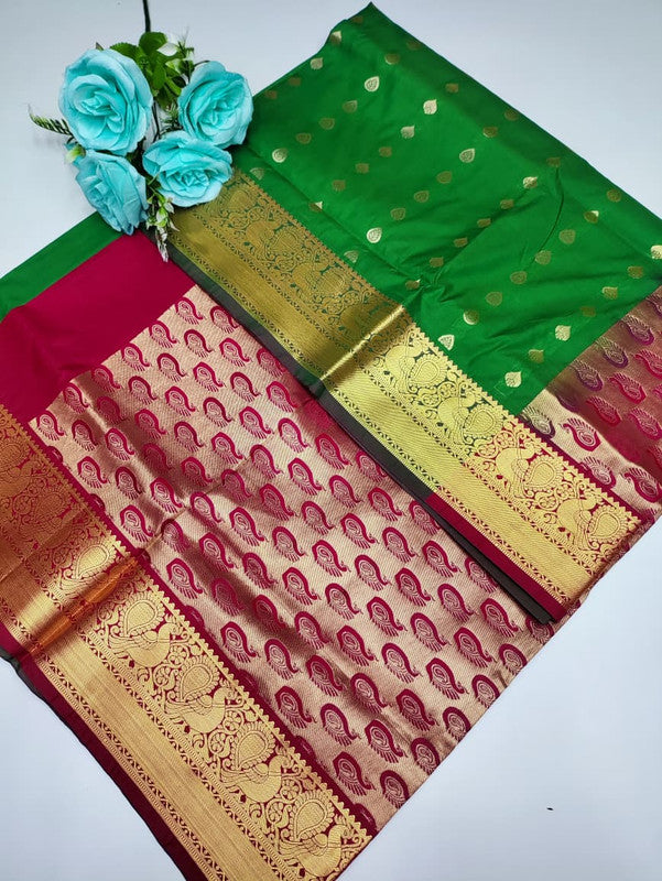 Mayuri pattu (Christmas Offer) PM178 +Jute Bag Free