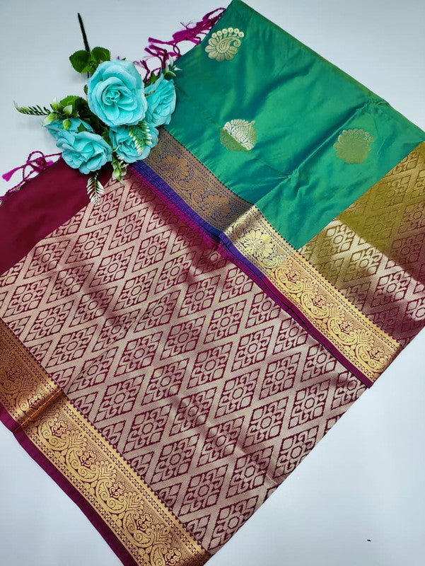 Mayuri pattu (Christmas Offer) PM180 +Jute Bag Free