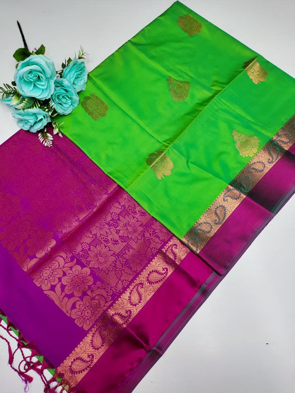 Mayuri pattu (Christmas Offer) PM183 +Jute Bag Free
