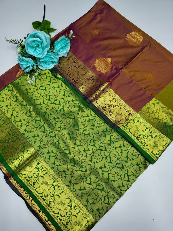 Mayuri pattu (Christmas Offer) PM186 +Jute Bag Free