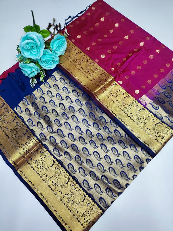 Mayuri pattu (Christmas Offer) PM188 +Jute Bag Free