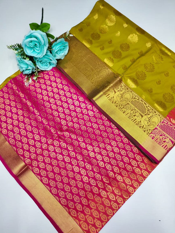 Mayuri pattu (Christmas Offer) PM193 +Jute Bag Free