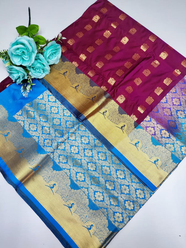 Mayuri pattu (Christmas Offer) PM199 +Jute Bag Free