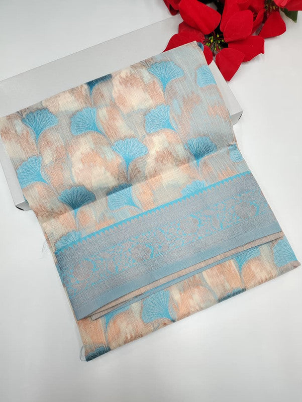 Premium All Self Linen Saree PAS03