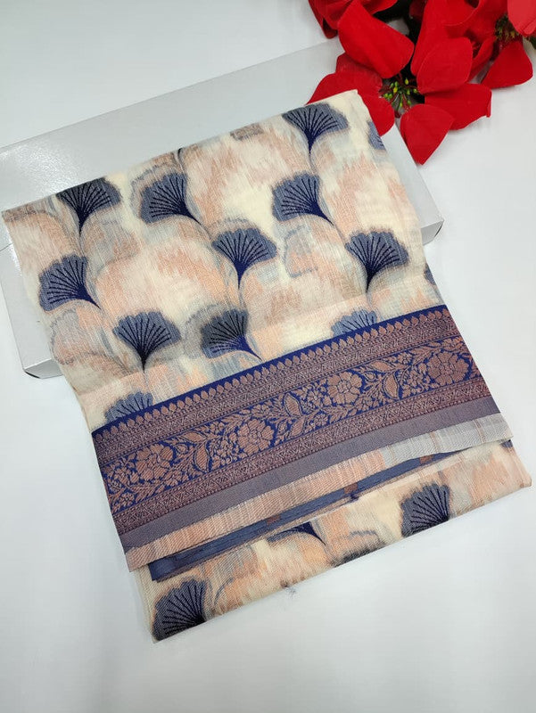 Premium All Self Linen Saree PAS04