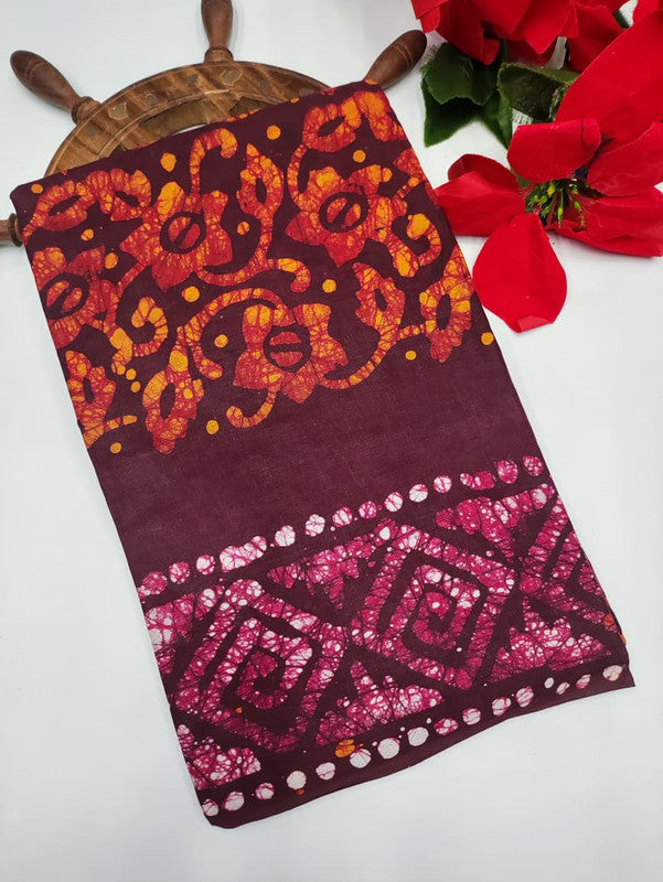Bengal Cotton Saree- 1 Batch BA86