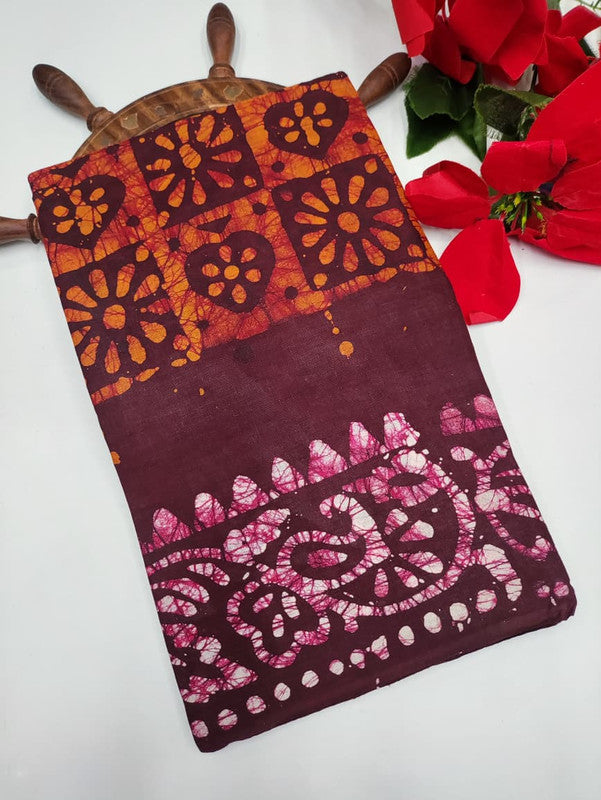 Bengal Cotton Saree- 1 Batch BA91