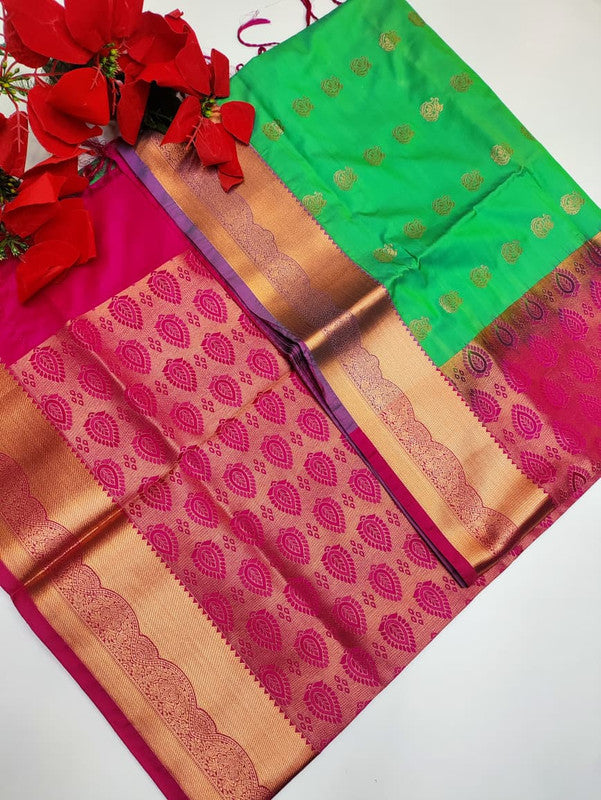 Mayuri pattu Saree MA13 +(Jute Bag Free)