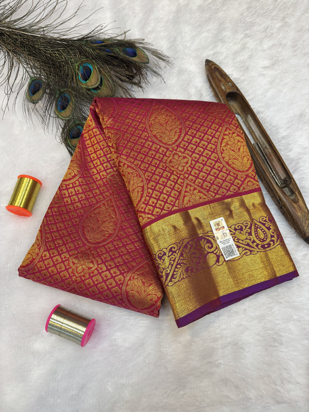 Pure Silk Saree | 100% Original Silk Traditional Elegance | M128