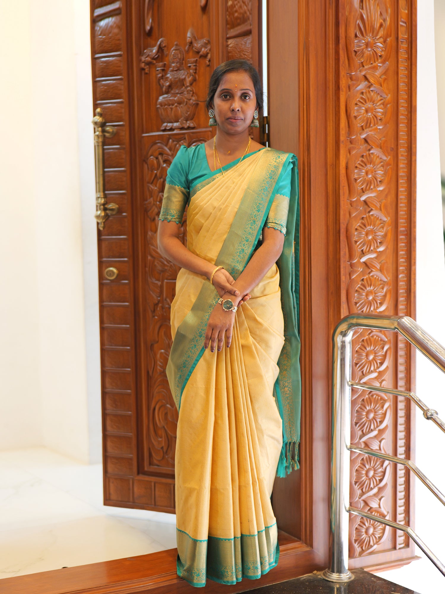 Silver Kambi Saree WK01