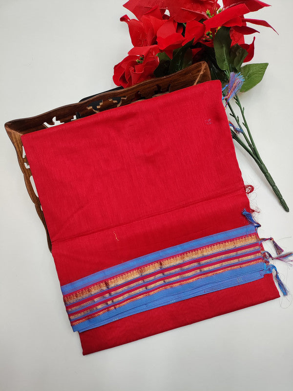 Plain Cotton Saree