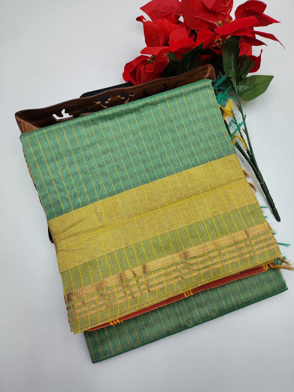 Checked Cotton Saree