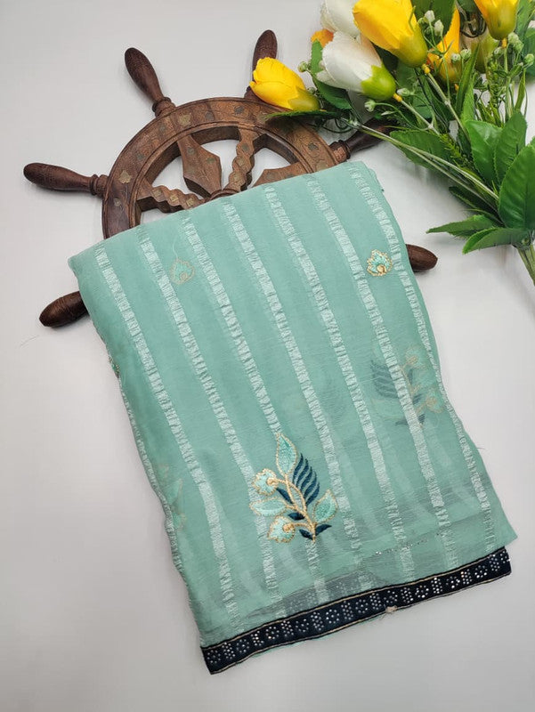 Fendy Space silk(Fancy Saree Diwali Special)