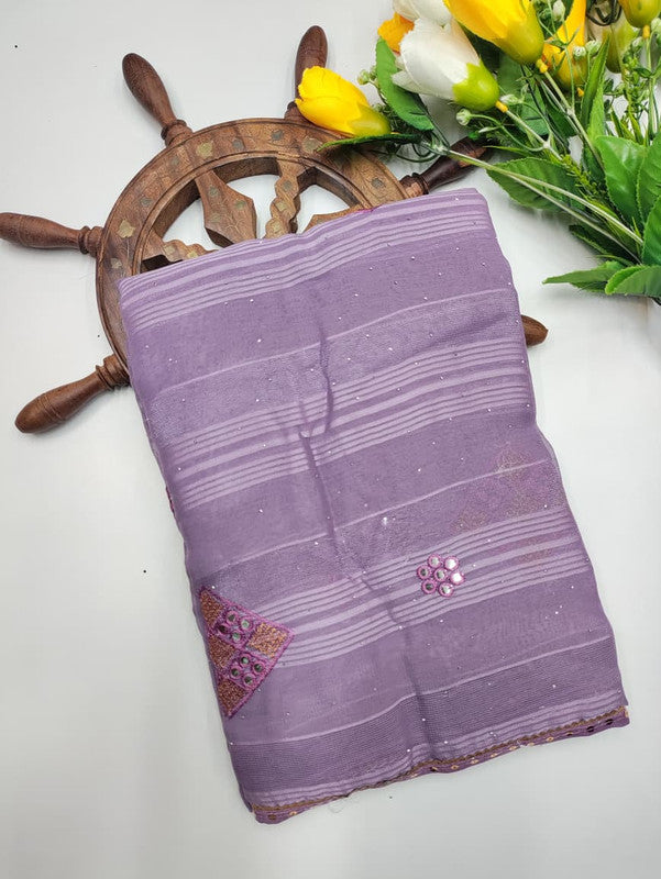 Fendy Space silk(Fancy Saree Diwali Special)