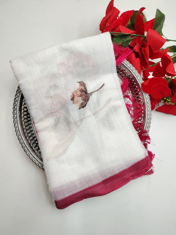 White Leaf Saree (Diwali sale) WF35