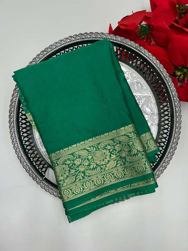 Mysore Crepe Silk Saree MY05