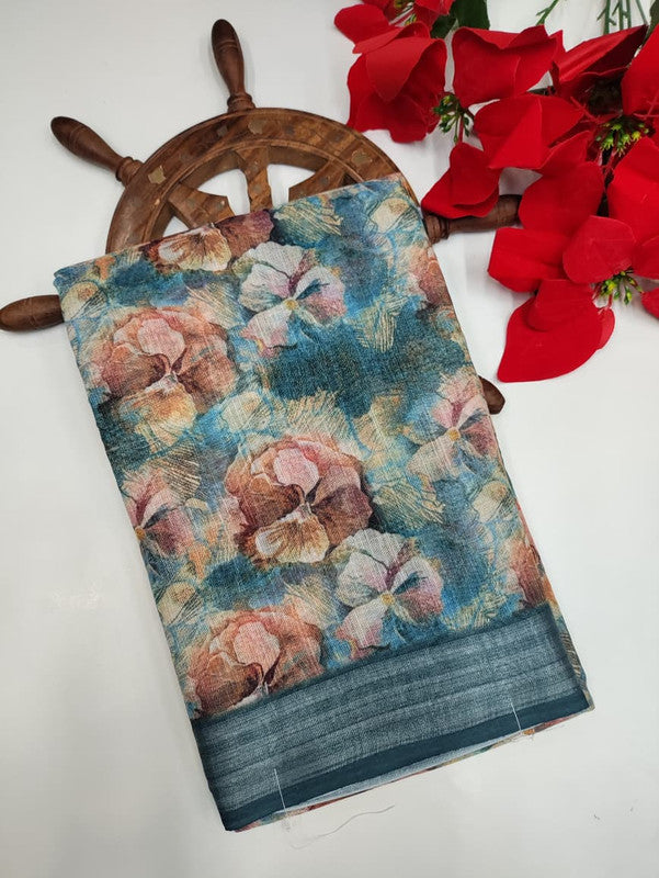 Premium Linen Saree PLS05