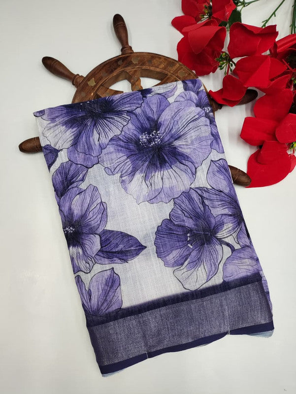 Premium Linen Saree PLS17