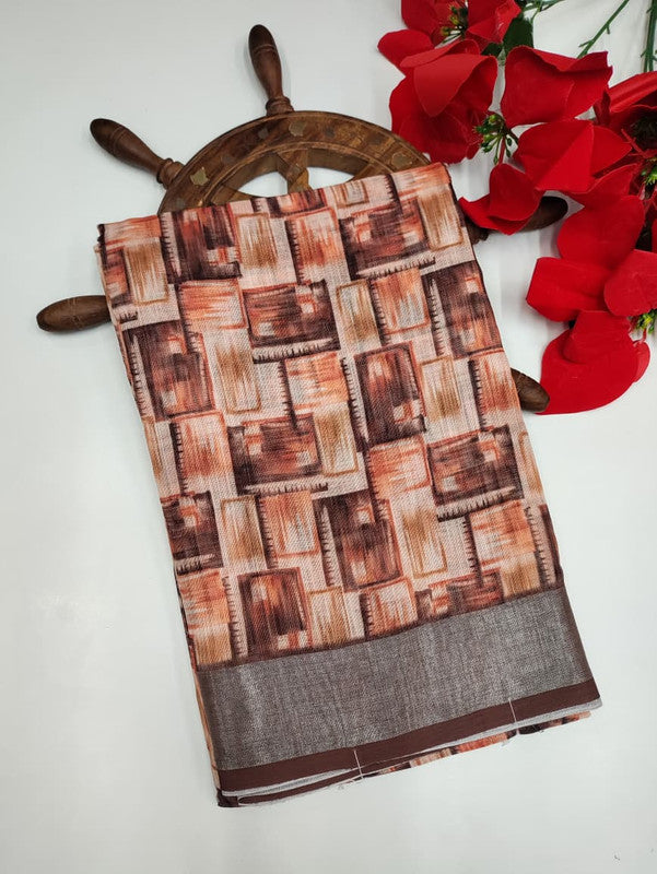 Premium Linen Saree PLS18